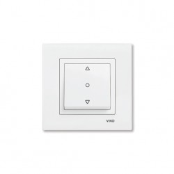 VİKO KARRE TEK DÜĞMELİ JALUZİ KUMANDA ANAHTARI BEYAZ VİKO KARRE TEK DÜĞMELİ JALUZİ KUMANDA ANAHTARI BEYAZ